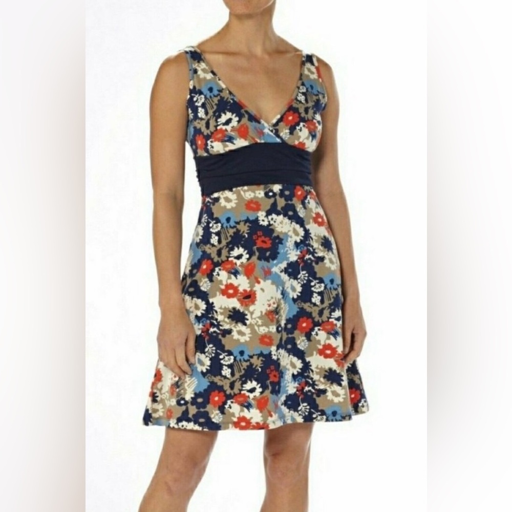 Patagonia Floral Organic Cotton Margot Dress size Small